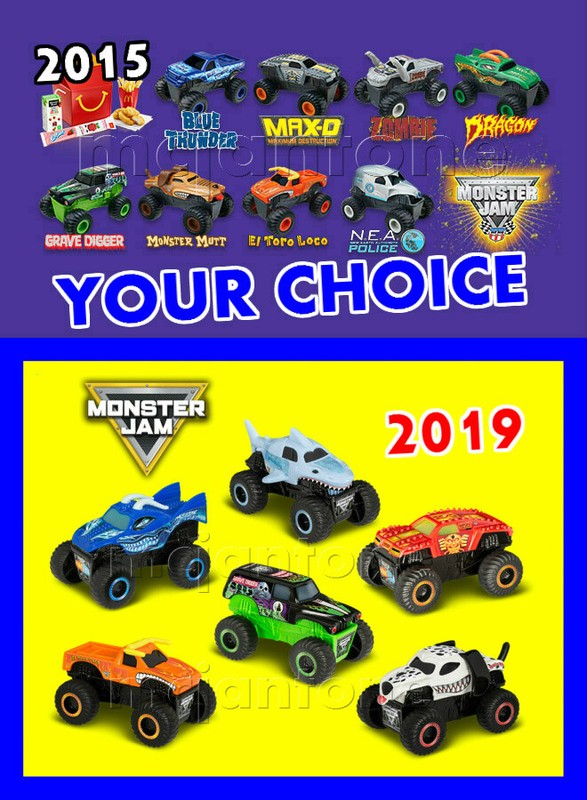 mcdonald's monster jam toys 2019
